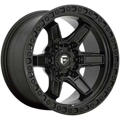 Original Fuel D697 Kicker 6 17x9 6x4.5" +12mm Matte Black Wheel Rim 17" Inch D69717908755