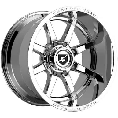 Top Rated Gear Off-Road 762C Pivot 18x9 8x180 +18mm Chrome Wheel Rim 18" Inch 762C-8908918