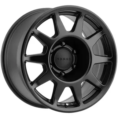 Nomad N505SB Touring 17x8.5 6x5.5" +35mm Satin Black Wheel Rim 17" Inch N505SB-78560+35 Bulk Order