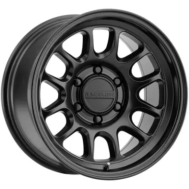 Raceline 958B Rogue 16x8 6x5.5" +0mm Satin Black Wheel Rim 16" Inch 958B-68060-00 Free Shipping