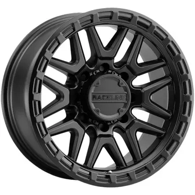 Raceline 953B Krank 17x9 8x6.5" -12mm Matte Black Wheel Rim 17" Inch 953B-79080-12 Special Offer