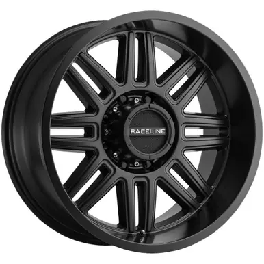 Raceline 948B Split 16x8 5x4.5" +0mm Satin Black Wheel Rim 16" Inch 948B-68012-00 Fan Favorite