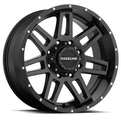 Raceline 931B Injector 17x9 8x6.5" +0mm Satin Black Wheel Rim 17" Inch 931B-79080-00 Don’t Miss Out