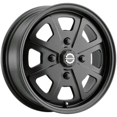 Get Yours Mobelwagen 730B Schnell 15x5.5 4x130 +35mm Matte Black Wheel Rim 15" Inch MW-730B-55530+35