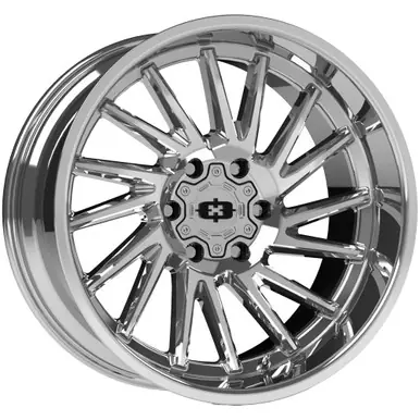 Vision 306 Rapier 22x12 6x5.5" -51mm Chrome Wheel Rim 22" Inch 306-22283C-51 Direct From Factory