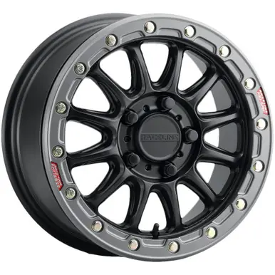 Factory Price Raceline A14BG Alpha Beadlock 15x7 5x4.5" +53mm Satin Black Wheel Rim 15" Inch A14BG-57012+53