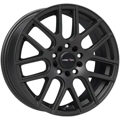 Grab Now Vision 426 Cross 16x7 5x112 +38mm Matte Black Wheel Rim 16" Inch 426H6719MB38