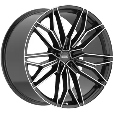 No Minimum Order Fondmetal STC-23 23x10 5x130 +28mm Black/Machined Wheel Rim 23" Inch STC23-23105130P28GBM