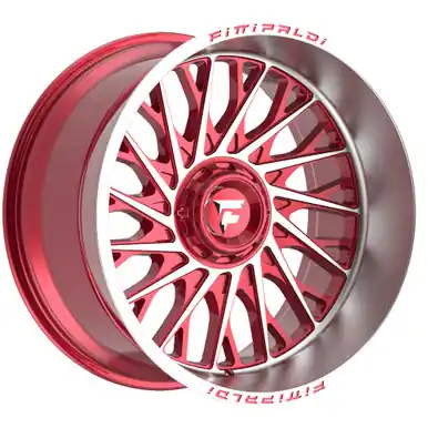 Original Fittipaldi Offroad FA08 22x12 6x135/6x5.5" -44mm Red/Machined Wheel Rim 22" Inch FA08-221263539N44MR