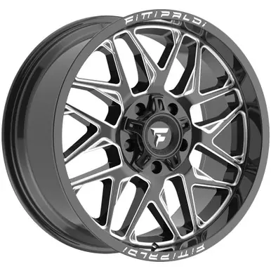 Free Shipping Fittipaldi FA19BM 20x10 5x5"/5x5.5" -19mm Black/Millled Wheel Rim 20" Inch FA19-201052739N19BM
