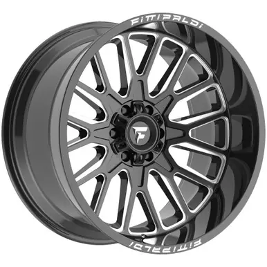 Hassle-Free Returns Fittipaldi FA18BM 20x10 6x135/6x5.5" -19mm Black/Millled Wheel Rim 20" Inch FA18-201063539N19BM