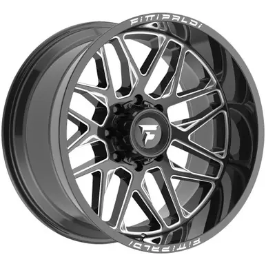Fittipaldi Offroad FA19BM 20x12 8x6.5" -44mm Black/Millled Wheel Rim 20" Inch FA19-20128165N44BM Must Have