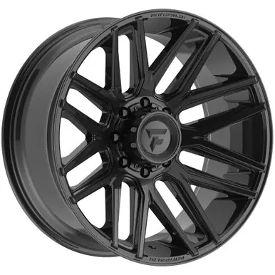 Professional Grade Fittipaldi Offroad FA14B 22x10 8x180 -19mm Gloss Black Wheel Rim 22" Inch FA14-22108180N19B
