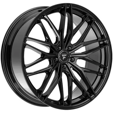 Flash Sale Fittipaldi FS372B 22x9 5x120 +20mm Gloss Black Wheel Rim 22" Inch FS372-22905120P20B