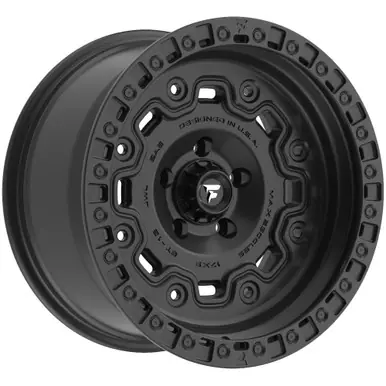 Fittipaldi Offroad FT100 17x9 5x5" -12mm Satin Black Wheel Rim 17" Inch FT100-17905127N12SB No Minimum Order