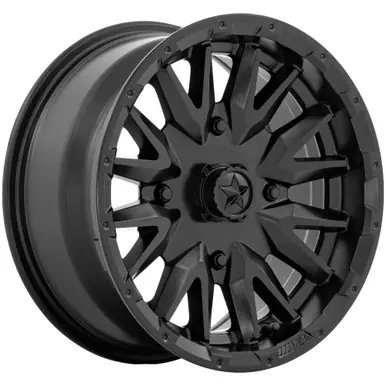 Brand New MSA Offroad M49 Creed 14x7 4x156 +10mm Matte Black Wheel Rim 14" Inch MA049MX14704410