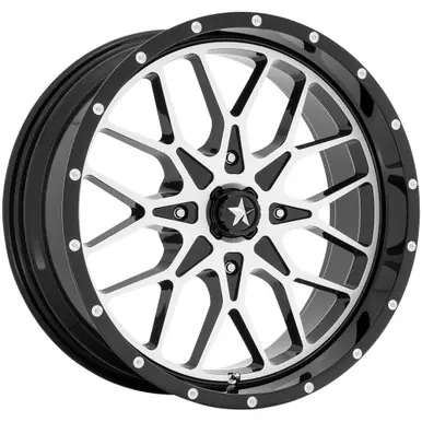 MSA M45 Portal 18x7 4x137 +0mm Black/Milled Wheel Rim 18" Inch M45-018737M Trending