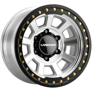 Flash Sale Vision 350BL Ojos Beadlock 20x9 8x170 -14mm Machined Wheel Rim 20" Inch 350BL2970ACBR-14D