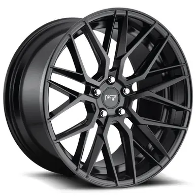 Niche M190 Gamma 19x8.5 5x112 +42mm Matte Black Wheel Rim 19" Inch M1901985F8+42 Special Discount
