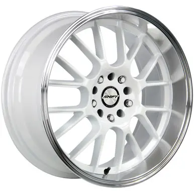 Next Day Delivery Shift H28 Crank 18x8.5 5x4.5"/5x120 +30mm White Wheel Rim 18" Inch H28850130WP