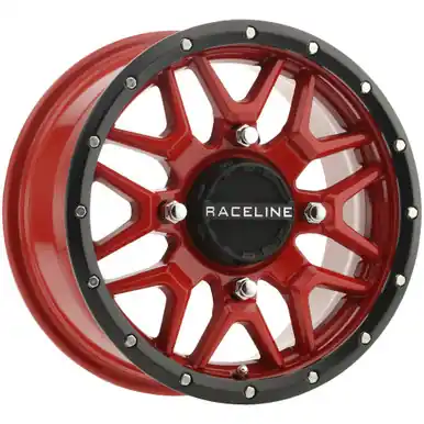 Direct From Factory Raceline UTV A94R Krank 14x7 4x156 +10mm Red Wheel Rim 14" Inch A94R-47056+10