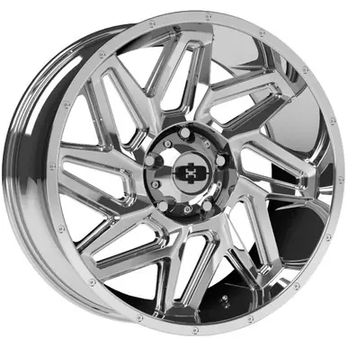 Worldwide Shipping Vision 361 Spyder 20x12 5x5.5" -51mm Chrome Wheel Rim 20" Inch 361-20285C-51