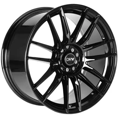 DRW D22 18x8 5x105/5x4.5" +38mm Gloss Black Wheel Rim 18" Inch D22-188010H1053873B No Minimum Order