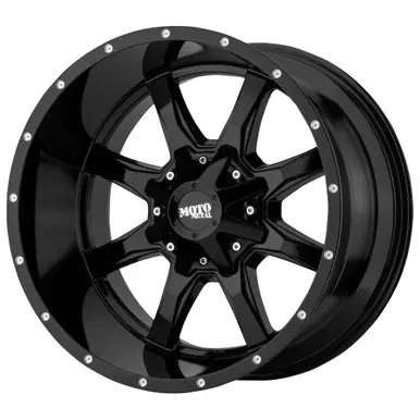 Last Chance Moto Metal MO970 16x8 8x6.5" +0mm Gloss Black Wheel Rim 16" Inch MO970680803A00