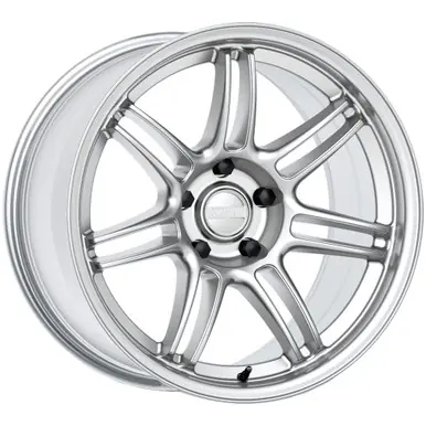 Kansei K17H Seven 18x9 5x4.5" +22mm Hyper Silver Wheel Rim 18" Inch K17H-189012+22 Authentic