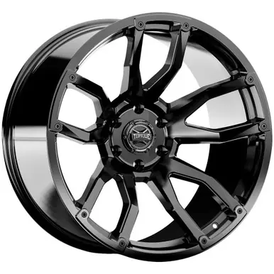 Bulk Order Torque TW403C Impact 22x11 6x135 -38mm Gloss Black Wheel Rim 22" Inch TW403C-22113605-38