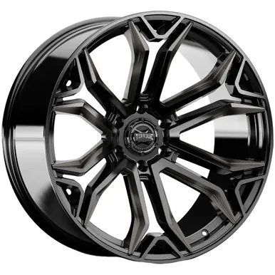 Torque TW436C Recluse 22x10 6x135 -18mm Black/Tint Wheel Rim 22" Inch TW436C-22103615-18 Big Sale