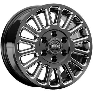 Luxury Torque TW513C Trek 16x7 5x160 +50mm Black/Milled Wheel Rim 16" Inch TW513C-16705513+50