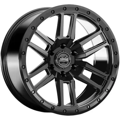Bulk Order Torque TW411C Pritchett 20x9 8x180 +0mm Satin Black Wheel Rim 20" Inch TW411C-2090980400