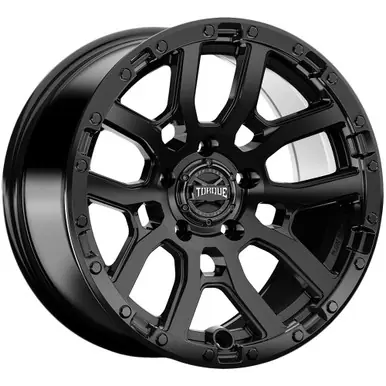Torque TW401R Canyon 17x8.5 5x5" +0mm Satin Black Wheel Rim 17" Inch TW401R-1785730400 Super Sale