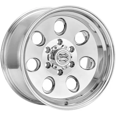 Torque TW425C Heritage 17x9 6x5.5" -12mm Polished Wheel Rim 17" Inch TW425C-17908302-12 Hassle-Free Returns
