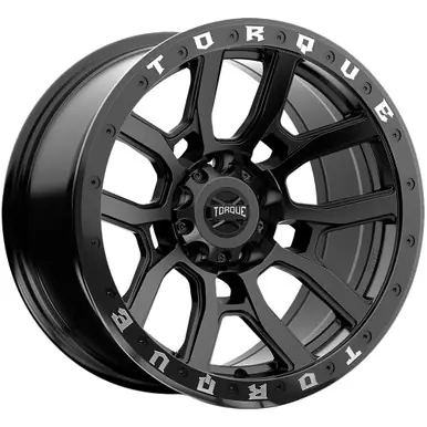 Weekend Sale Torque TW301AF Baja Canyon 17x8.5 5x5" -12mm Satin Black Wheel Rim 17" Inch TW301AF-17857304-12