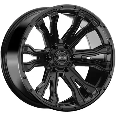 Deal Torque TW407C Prime 20x9 6x5.5" -12mm Satin Black Wheel Rim 20" Inch TW407C-20908404-12
