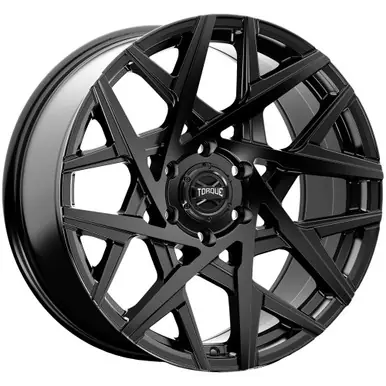 Top Rated Torque TW424C Summit 20x9 6x5.5" +12mm Gloss Black Wheel Rim 20" Inch TW424C-20908405+12