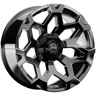 Shop Now Torque TW423C Stance 20x9 8x170 +0mm Black/Milled Wheel Rim 20" Inch TW423C-2090871300