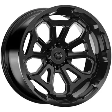 Torque TW404C Overdrive 20x9 8x180 +0mm Satin Black Wheel Rim 20" Inch TW404C-2090980400 In Demand