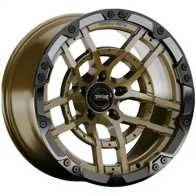 Torque TW419R Cliffhanger 20x10 5x5" -18mm Bronze Wheel Rim 20" Inch TW419R-20107307-18 Money Back Guarantee