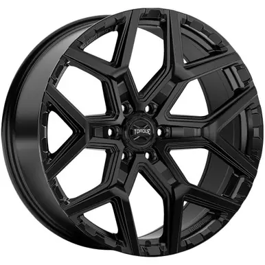 Clearance Torque TW417R Strike 22x9 6x5.5" +35mm Satin Black Wheel Rim 22" Inch TW417R-22906004+35