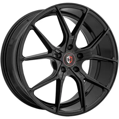 Direct From Manufacturer Curva C42 19x8.5 5x120 +35mm Gloss Black Wheel Rim 19" Inch C42-19851203572BLK