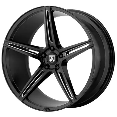 Asanti ABL-22 Alpha 5 20x9 5x4.5" +35mm Black/Milled Wheel Rim 20" Inch ABL22-20901235BK Wholesale