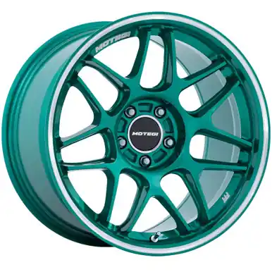 Editor’s Pick Motegi MR158 Tsubaki 18x9.5 5x4.5" +25mm Green Wheel Rim 18" Inch MR158ED18951225