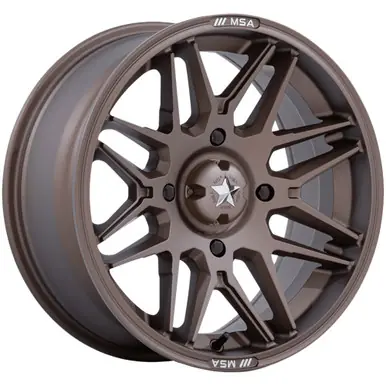 MSA Off-Road M52 Radar 14x7 4x110 +10mm Bronze Wheel Rim 14" Inch MA052ZX14704010 Buy Today