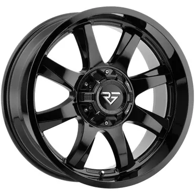 Rock Forged FF77 20x9 6x135/6x5.5" +0mm Gloss Black Wheel Rim 20" Inch FF77-200963539-0GB Fan Favorite