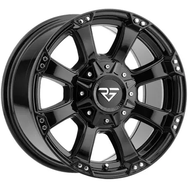 Rock Forged FF44 20x9 5x5"/5x5.5" +0mm Gloss Black Wheel Rim 20" Inch FF44-200952739-0GB Grab Now