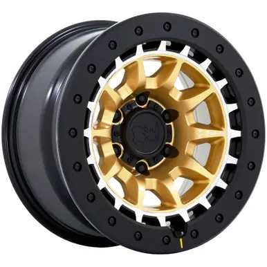 Black Rhino BR016 Tusk 17x8.5 6x5.5" -10mm Gold Wheel Rim 17" Inch BR016GD17856810N Editor’s Pick