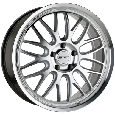 Petrol P4C 19x8 5x112 +40mm Silver Wheel Rim 19" Inch 1980P4C405112S66 Crafted